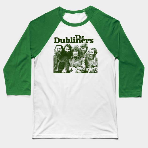 The Dubliners - Vintage Style Original Design - Baseball T-Shirt by feck!